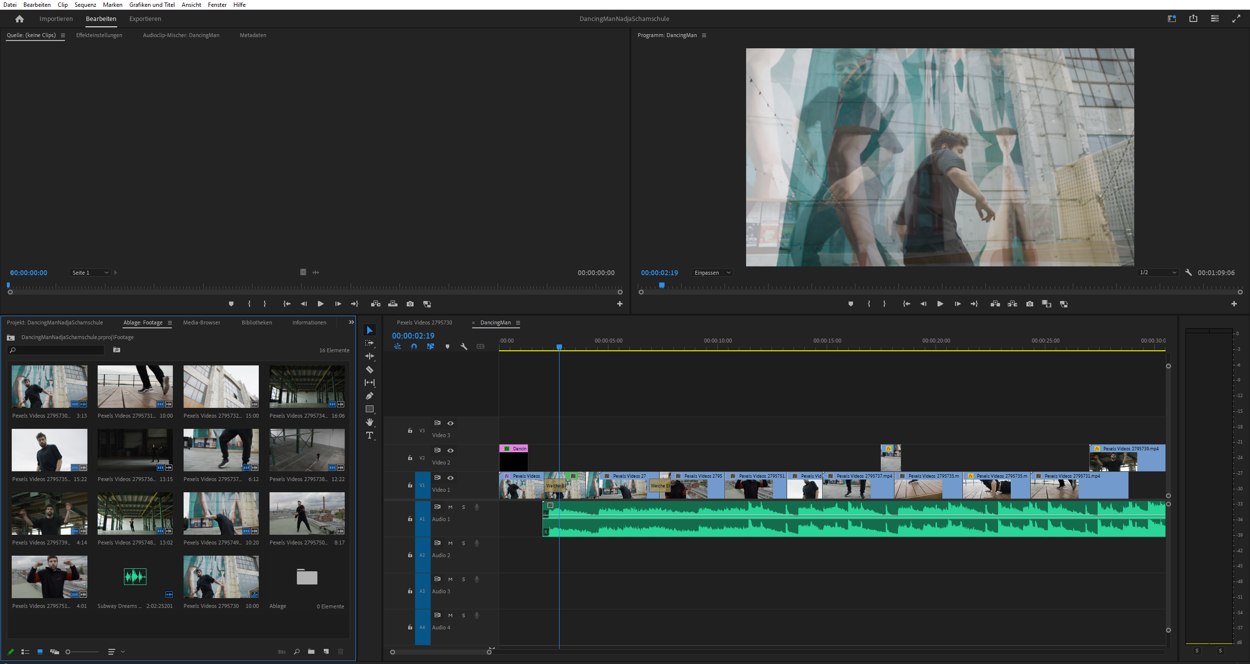 Video in Premiere pro-Dancing Man